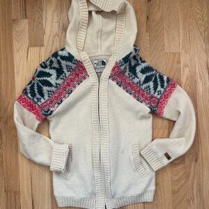 The North Face Wool-Blend Zip-Up Hoodie – Size Small